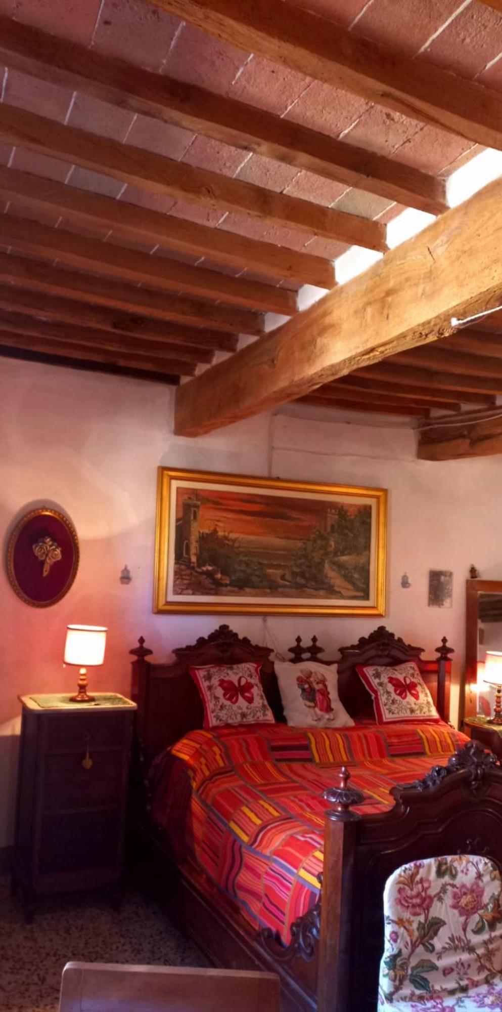 La Casa Del Gallo Radicondoli Exteriör bild